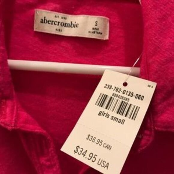 Abercrombie kids top hot pink - Picture 2 of 3
